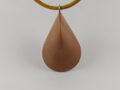 Apfelholz-Oloid Schmuckanhänger 36mm x 24mm A6H