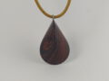 Cocoboloholz-Oloid Schmuckanhänger 36mm x 24mm CO4H