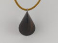 Ziricoteholz-Oloid Schmuckanhänger 36mm x 24mm ZC1H